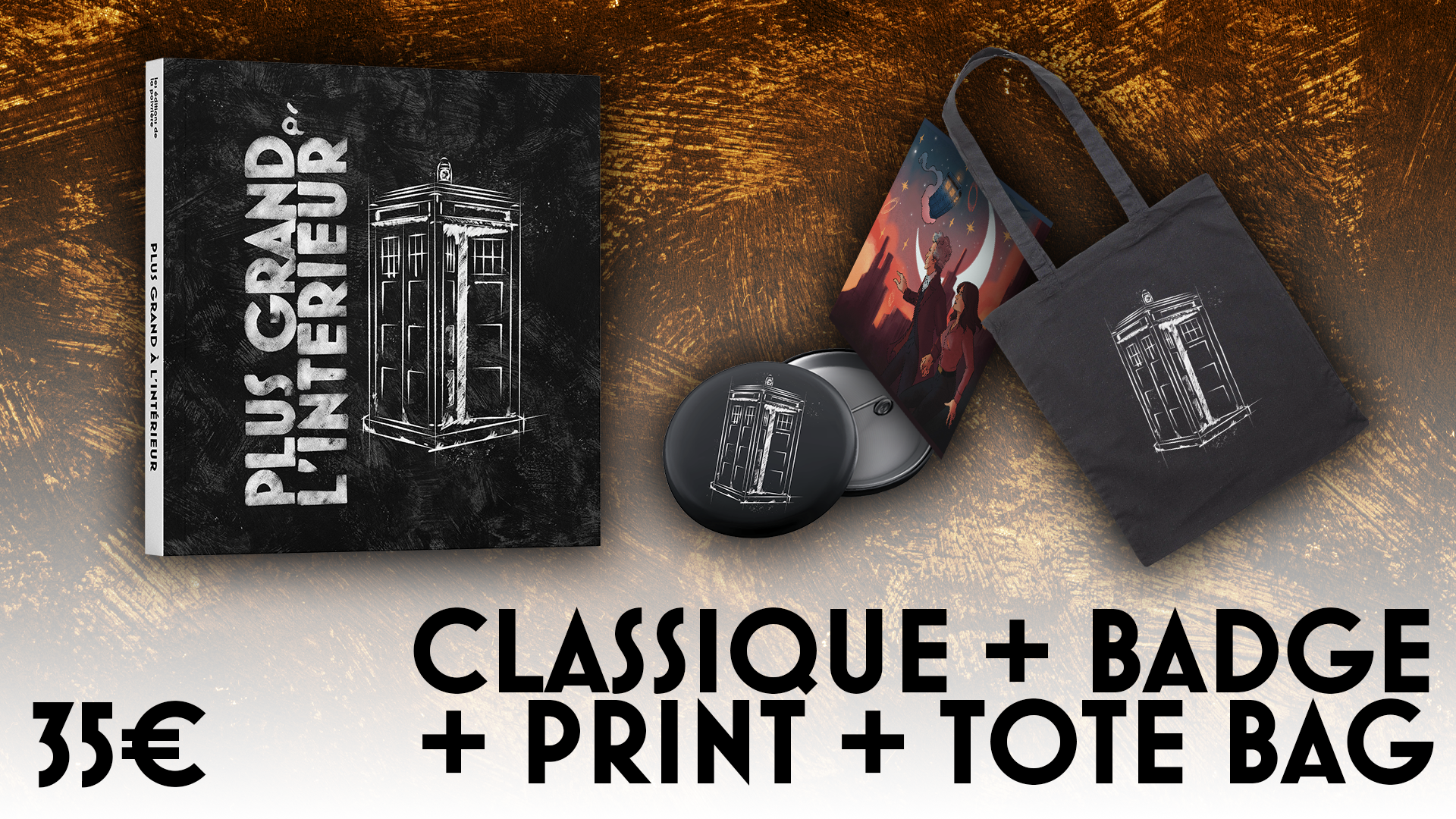 Pack Livre Classique + Badge + Print + Tote Bag