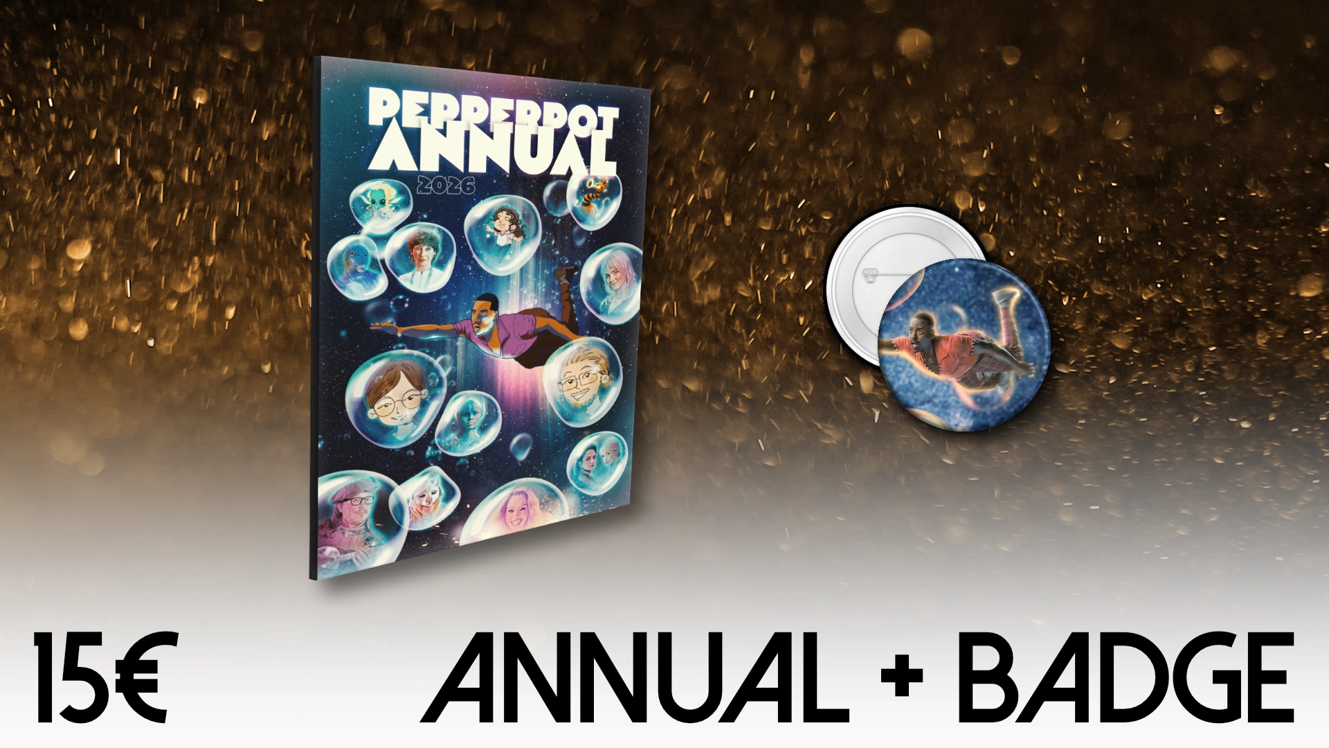 Pack Pepperpot Annual + Bagde